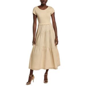 Boss By Hugo Boss Womens Boss Hugo Boss Enesi Midi Dress, Beige